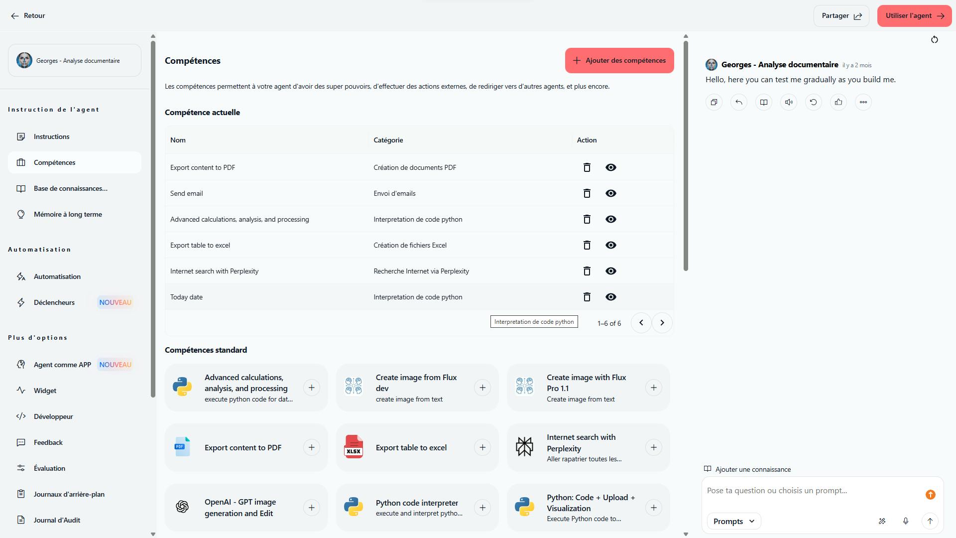 automatisation agent IA