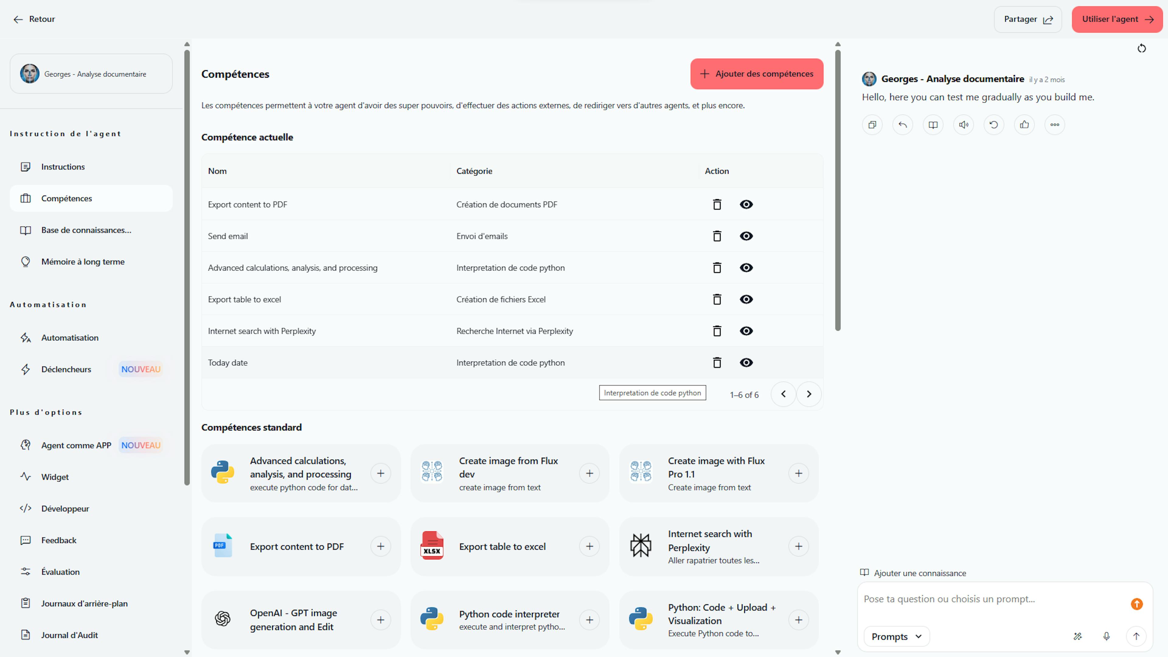 automatisation agent IA