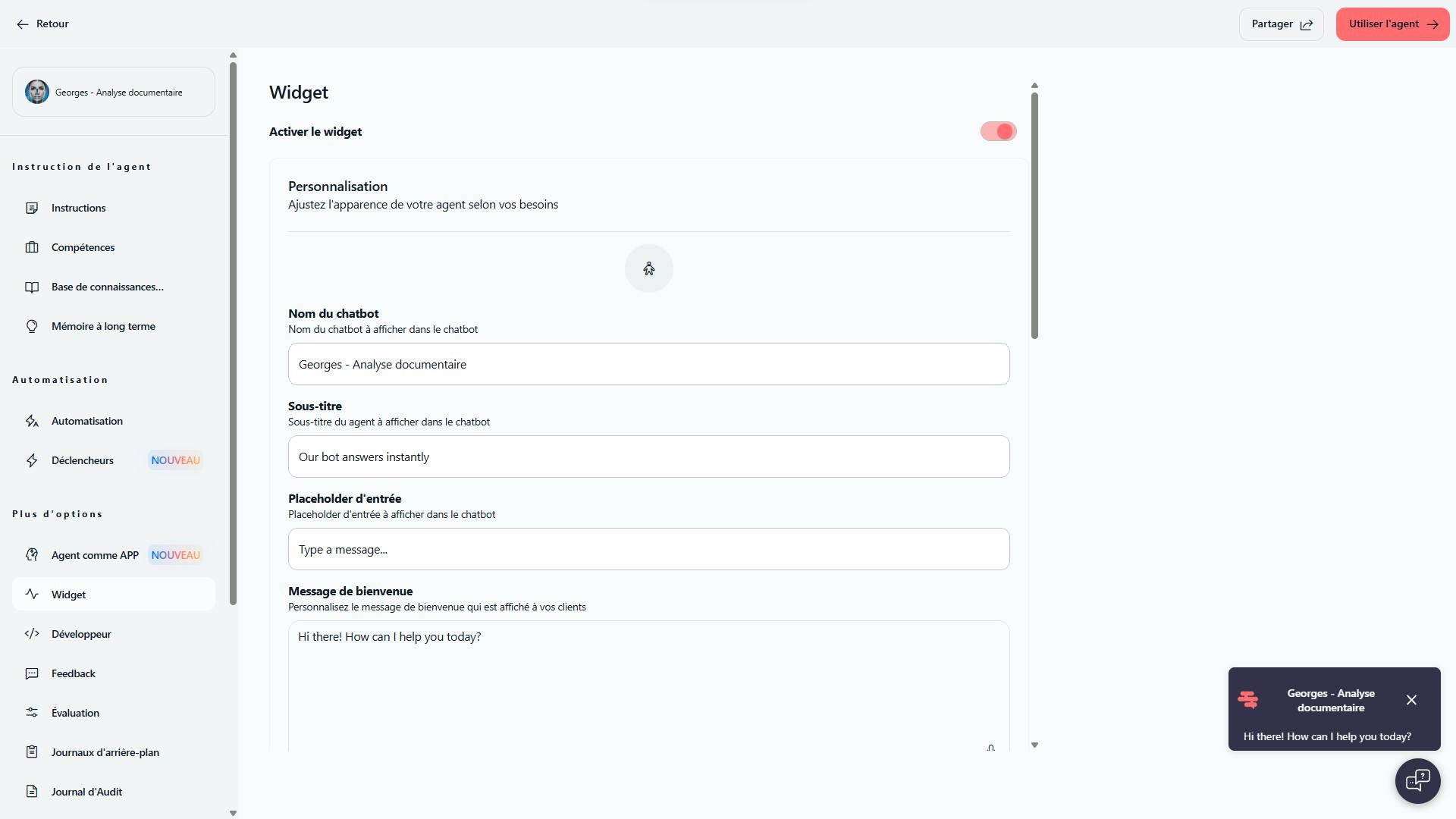 automatisation agent IA