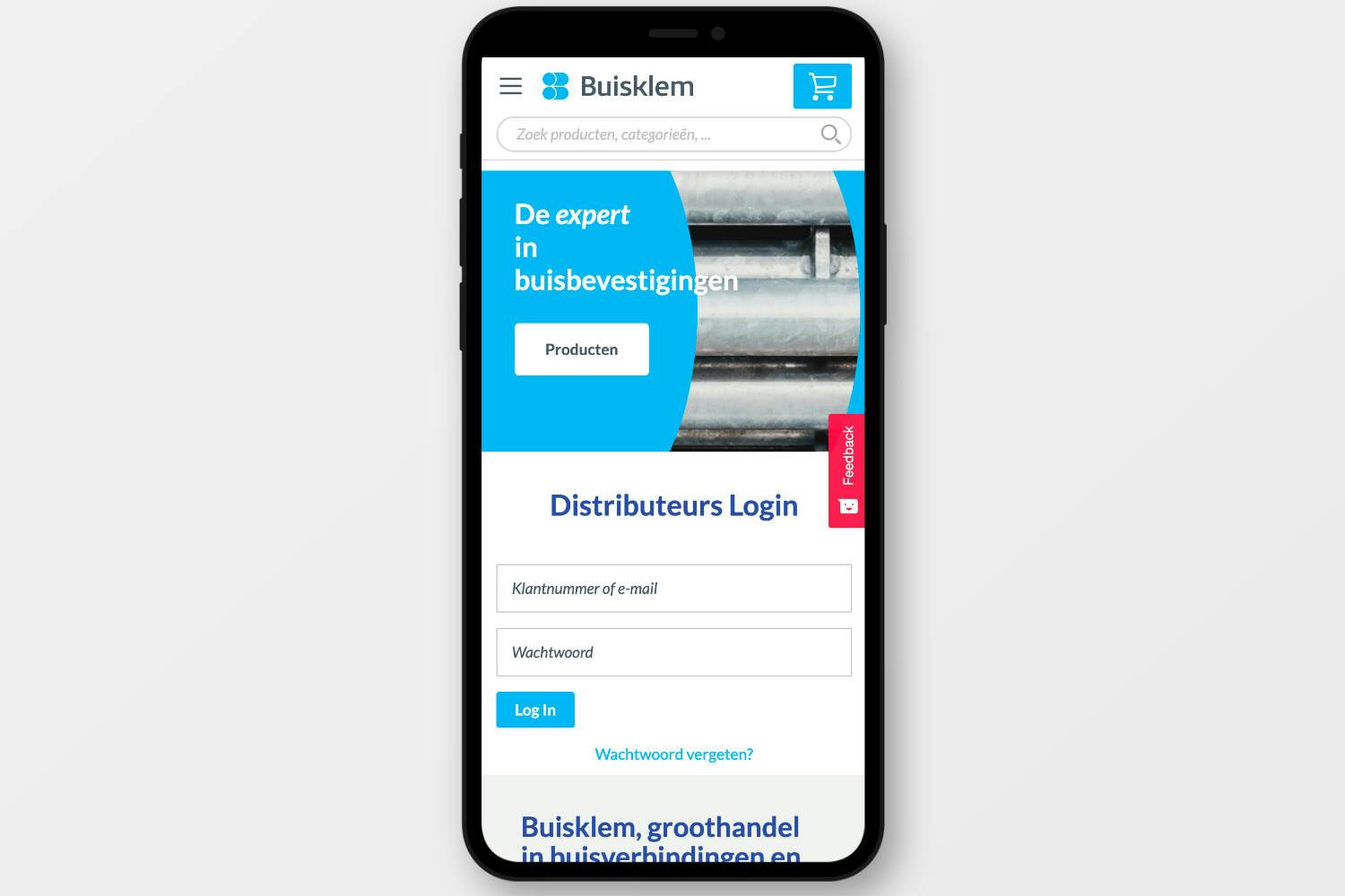 Mobile home page
