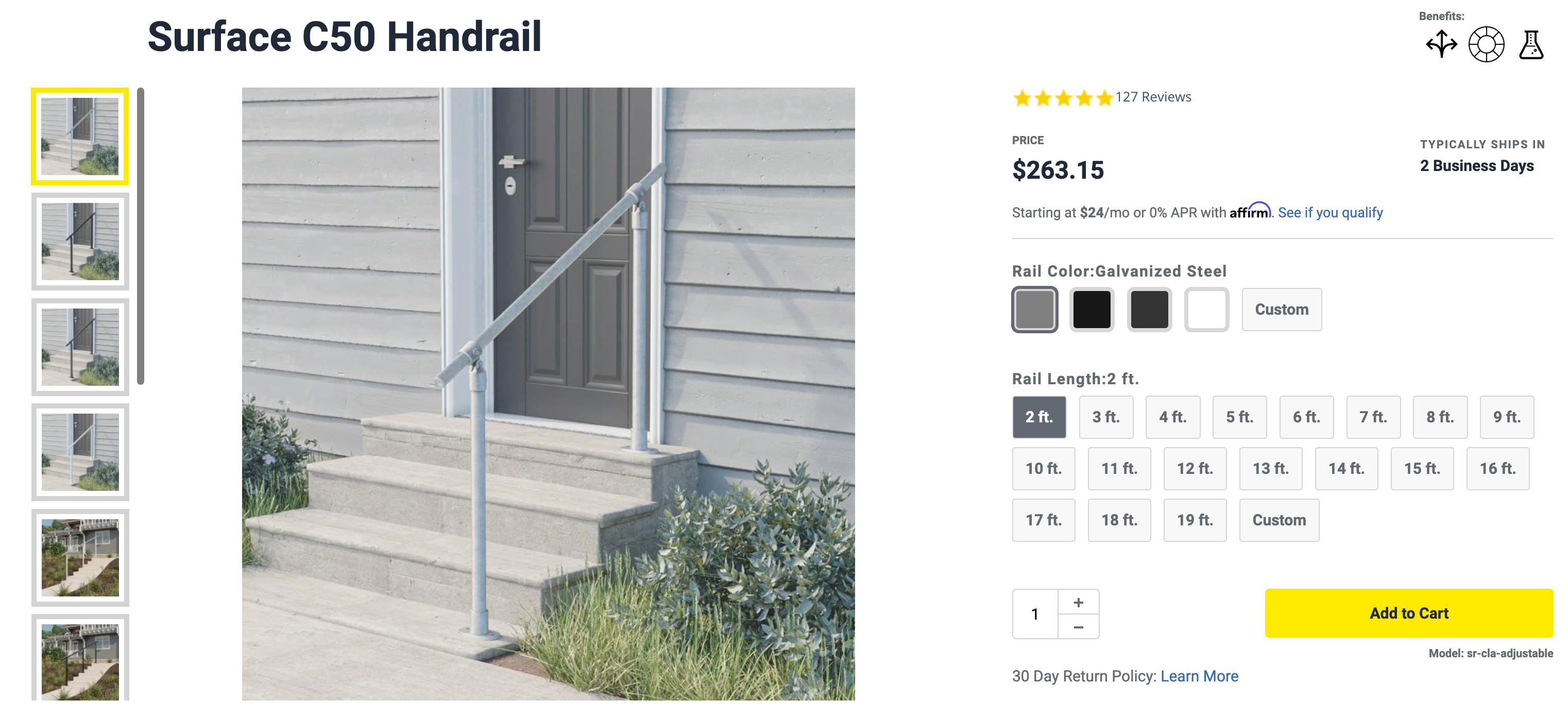 Simplified Building's product configurator.