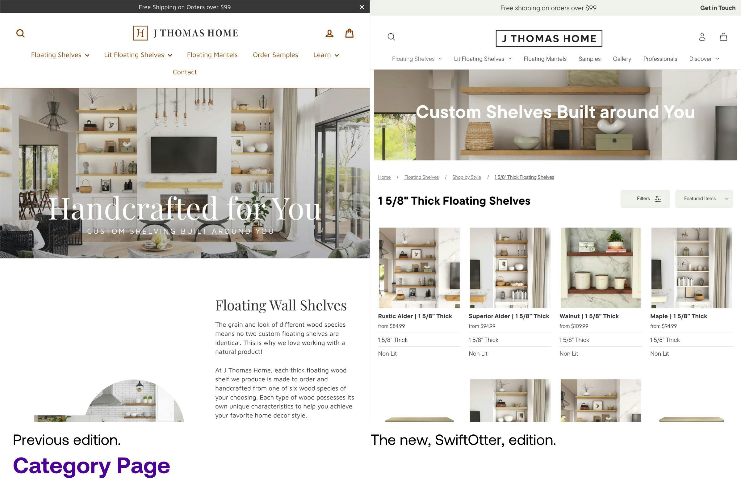 JThomasHome.com category page