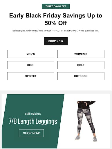 Dicks Sporting Goods Personalized Promo Offer