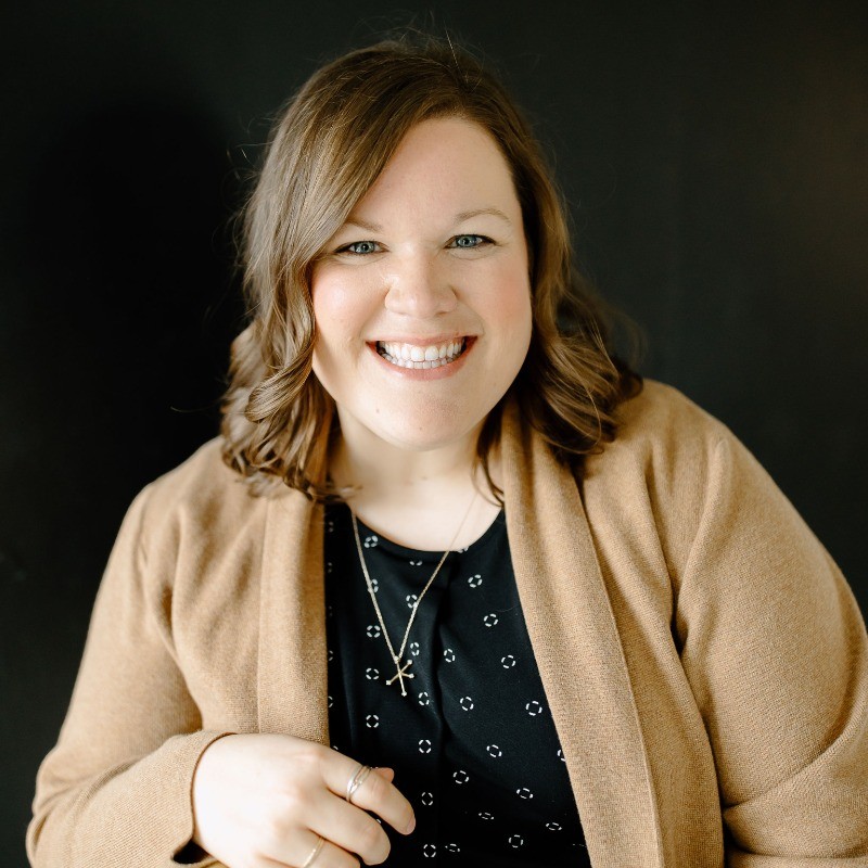 Photo portrait of a smiling Audrey Adkins.