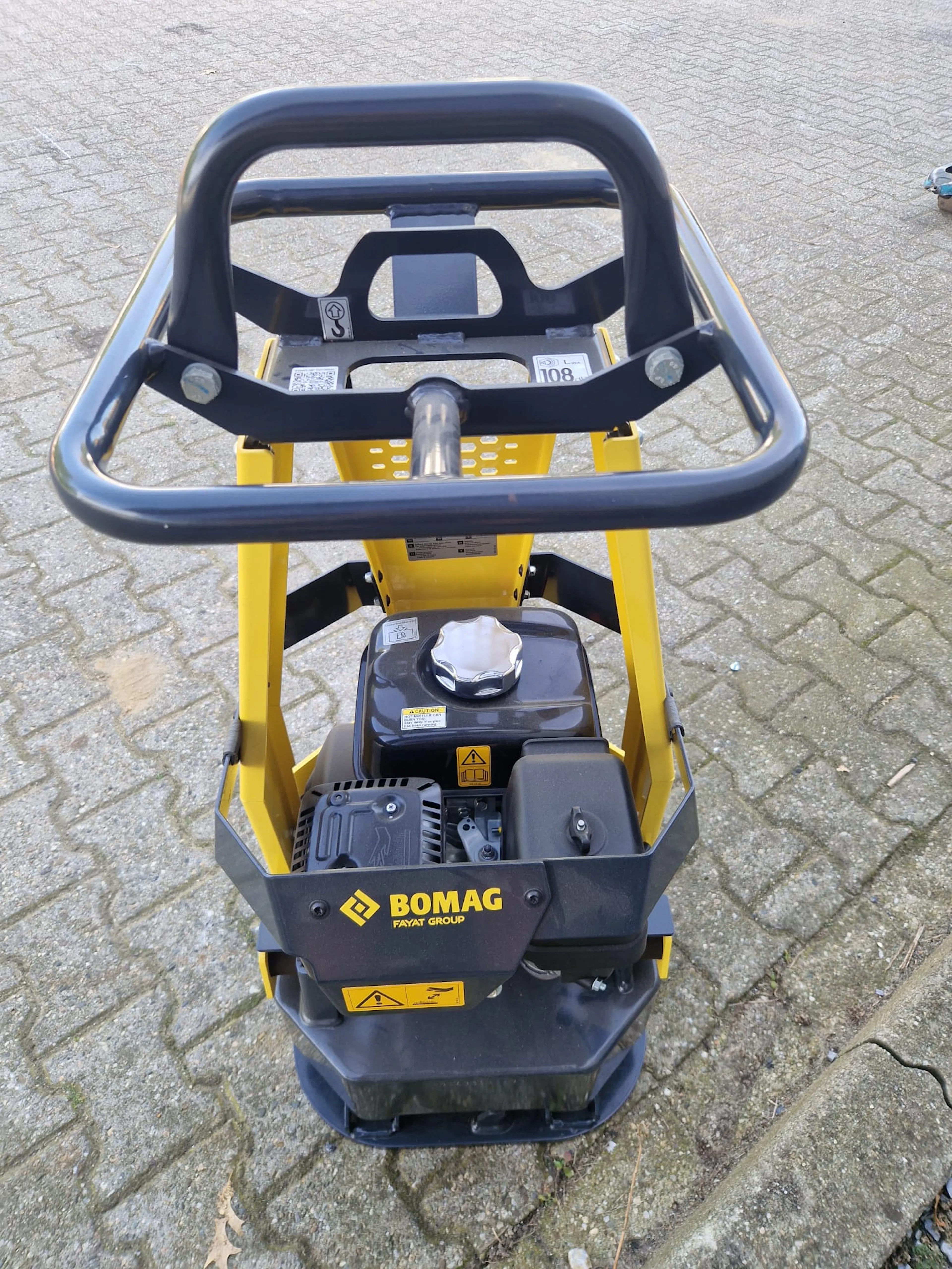 BOMAG-BR95 Trilplaat