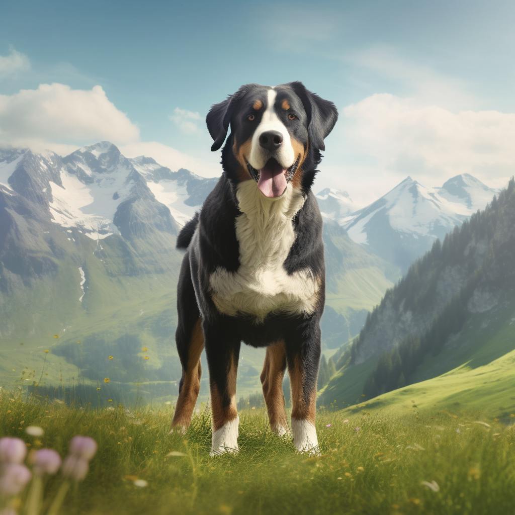 Appenzeller Mountain Dog Switzerland