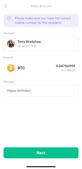Recipient