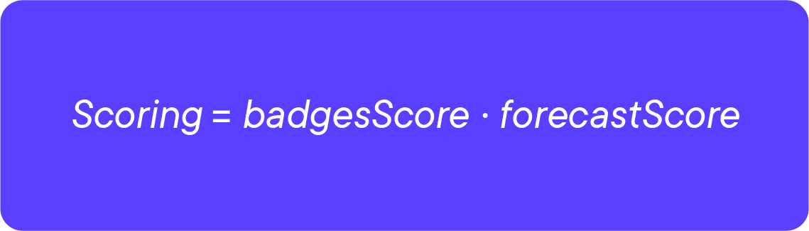 Score formula