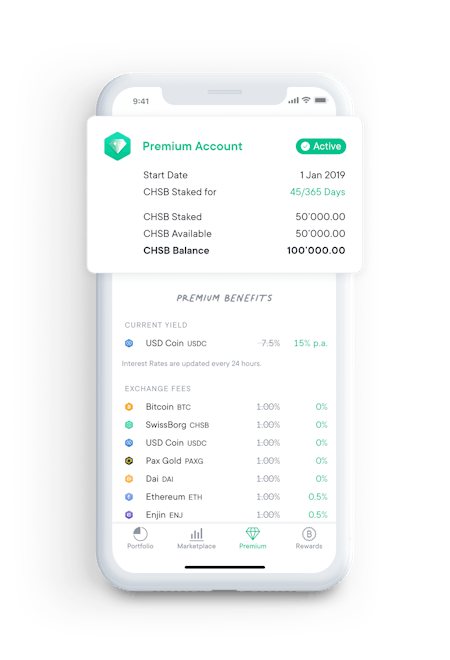SwissBorg Premium Account