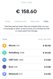 Fees Screen