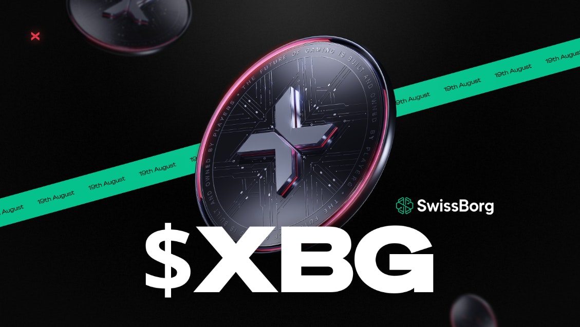 Der XBG-Token kommt am 19. August zu SwissBorg
