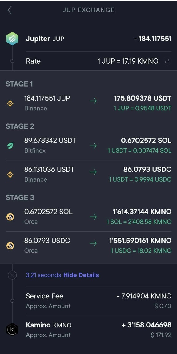 JUP exchange