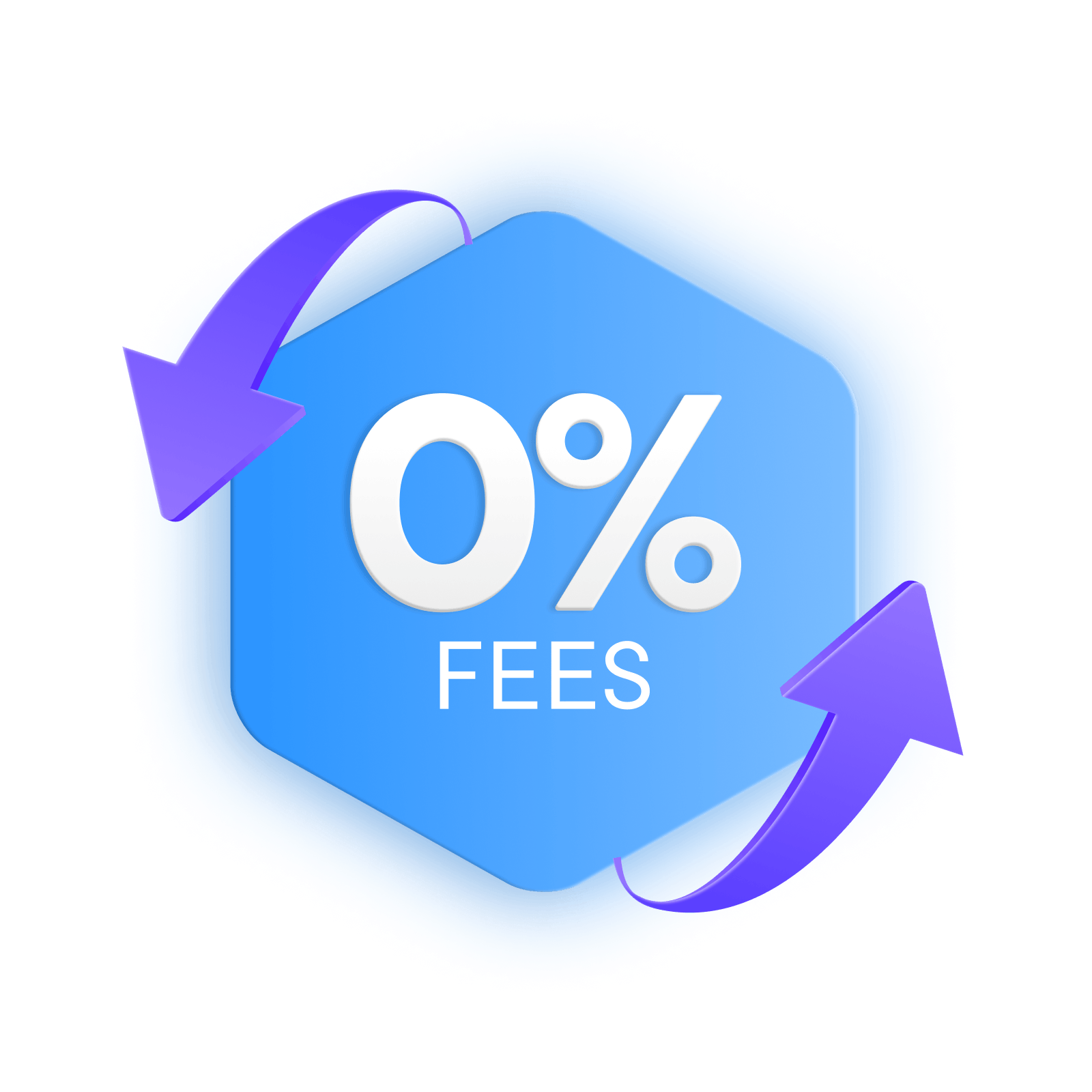 Zero fees with arrows