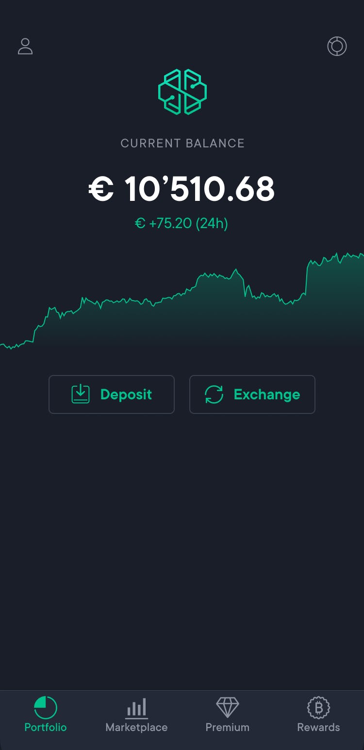 Home screen