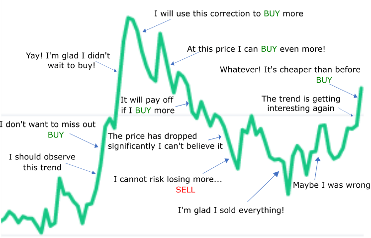 Figure 1: Emotional roller coaster example
