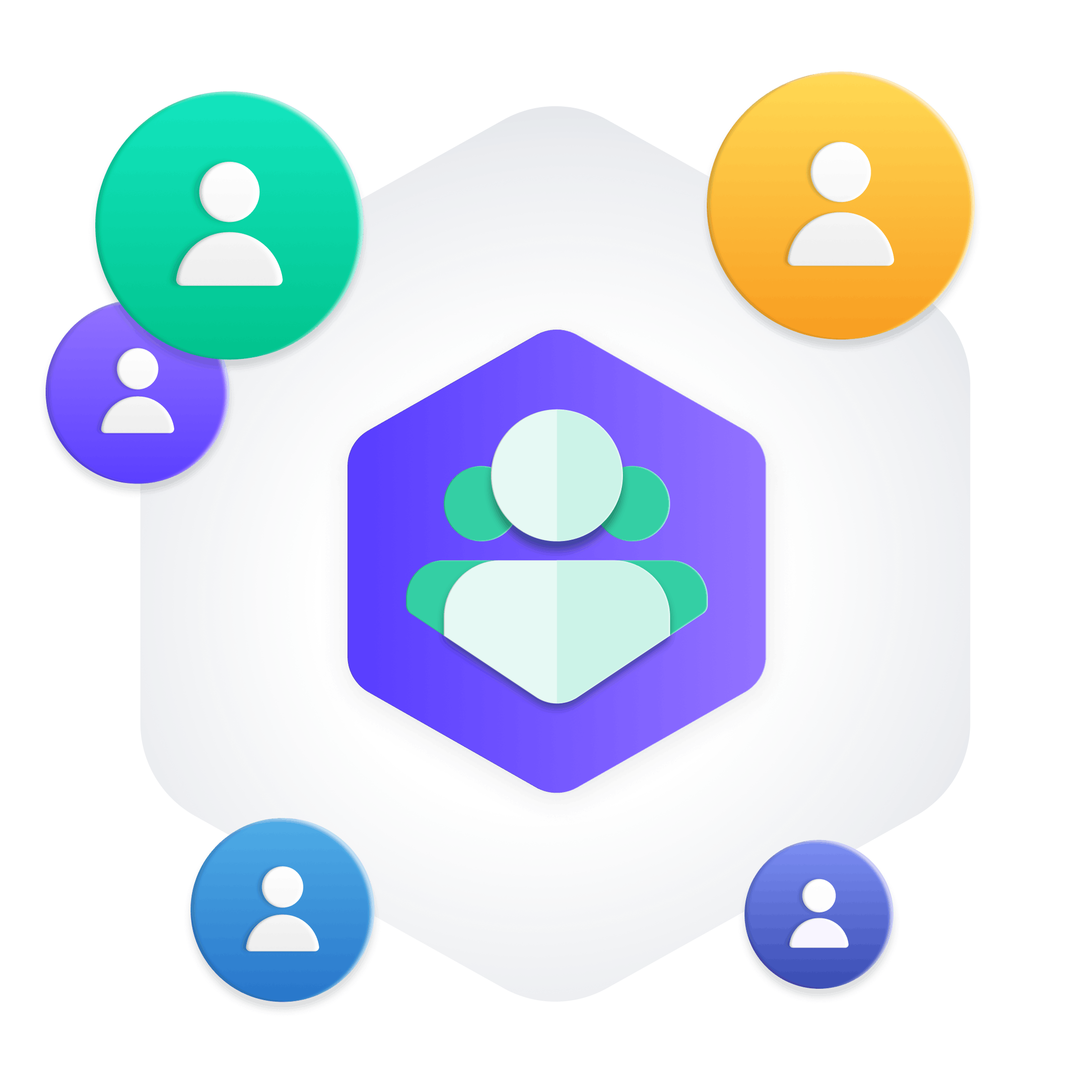 Group of users illustration