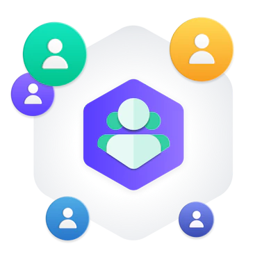 Group of users illustration