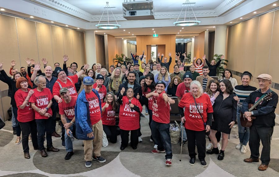 Sydney Street Choir Corporate Workshop with Business Events Sydney