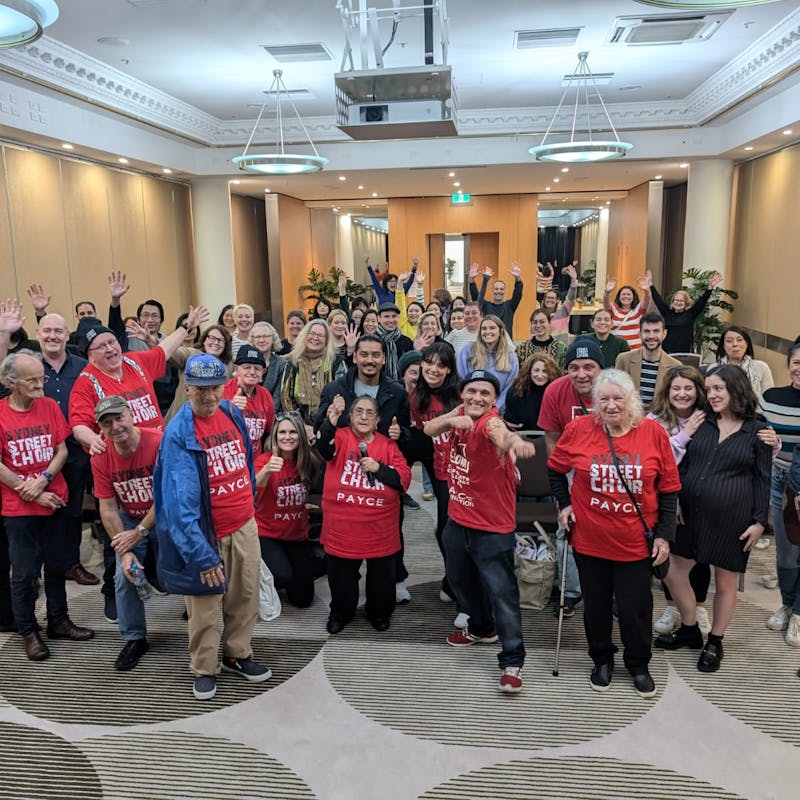 Sydney Street Choir Corporate Workshop with Business Events Sydney