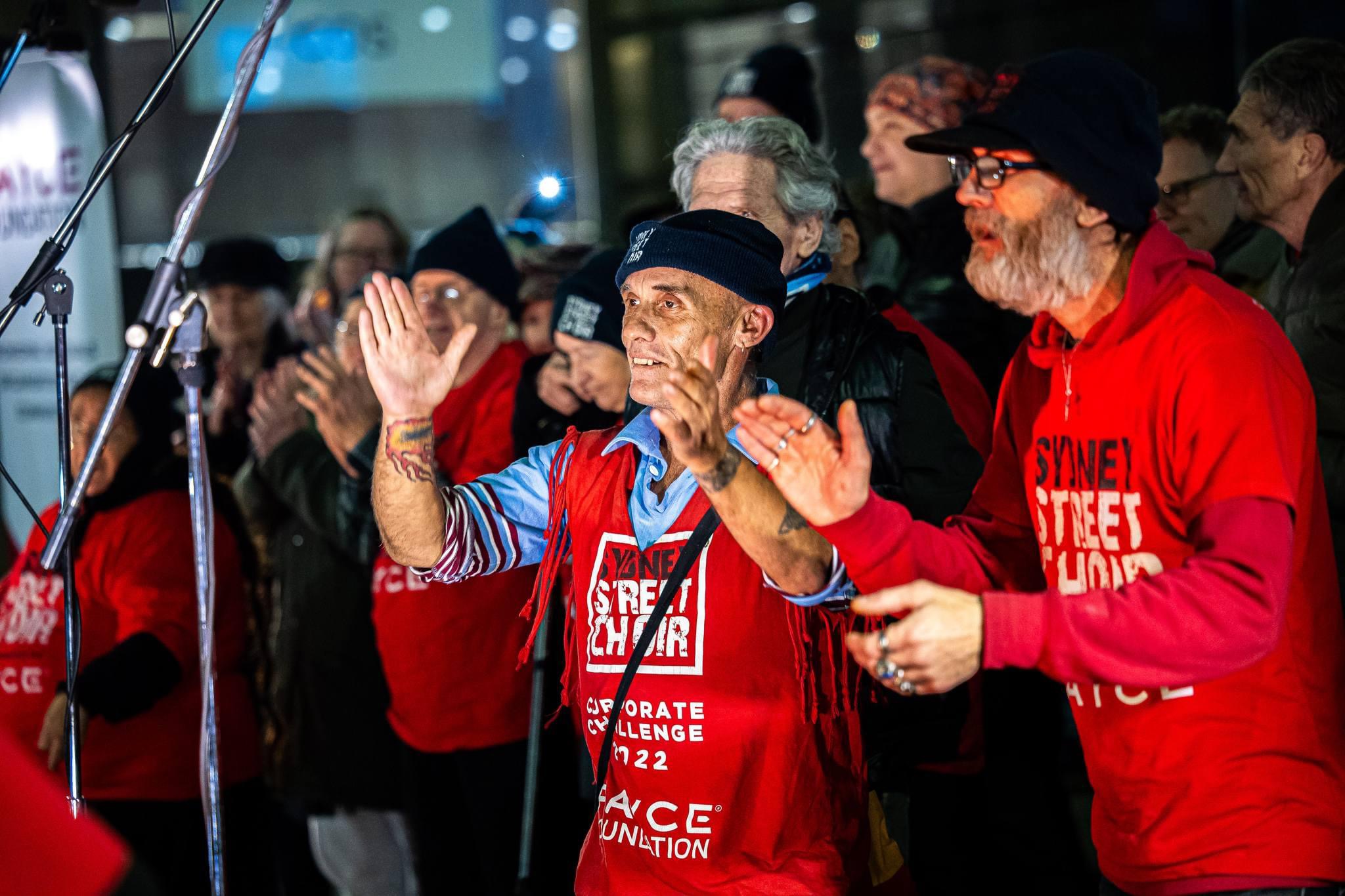 Sydney Street Choir performs at the 2024 Sydney Homeless Memorial Service