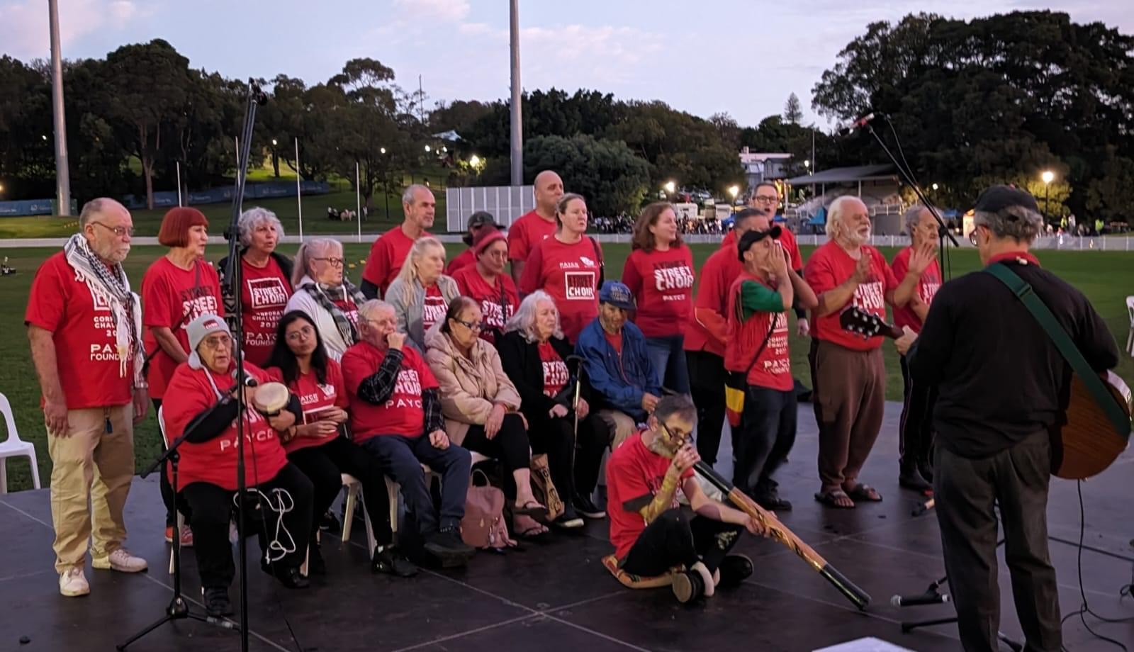 Sydney Street Choir performs at Communities for Commmunities' 2024 Family Fun Day Fundraising Event