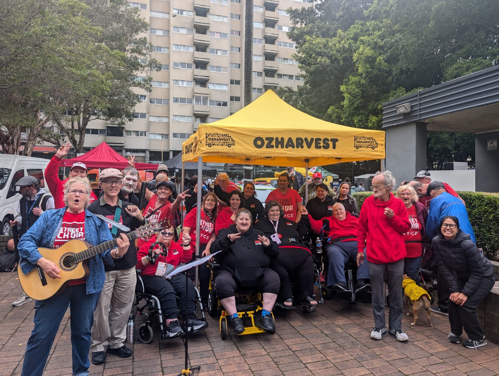 The SSC performing at OzHarvest Waterloo in 2024