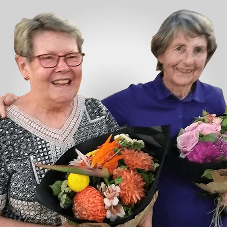 Sydney Street Choir Members Margaret and Leslie