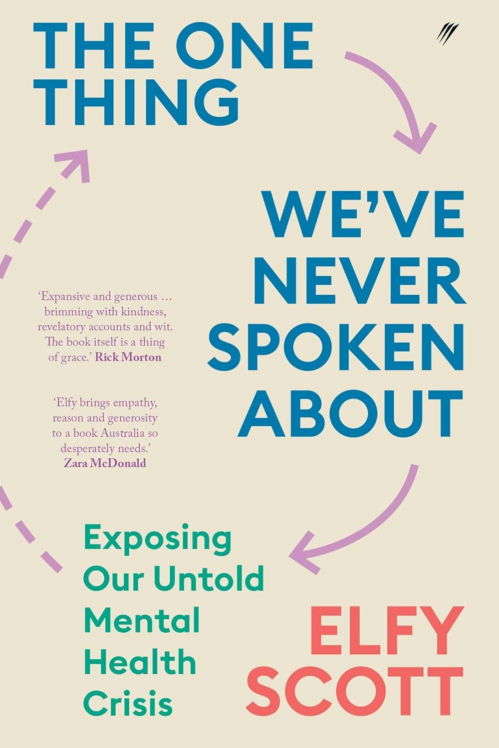 Book Cover for The One Thing We've Never Spoken About: Exposing Our Untold Mental Health Crisis by Elfy Scott