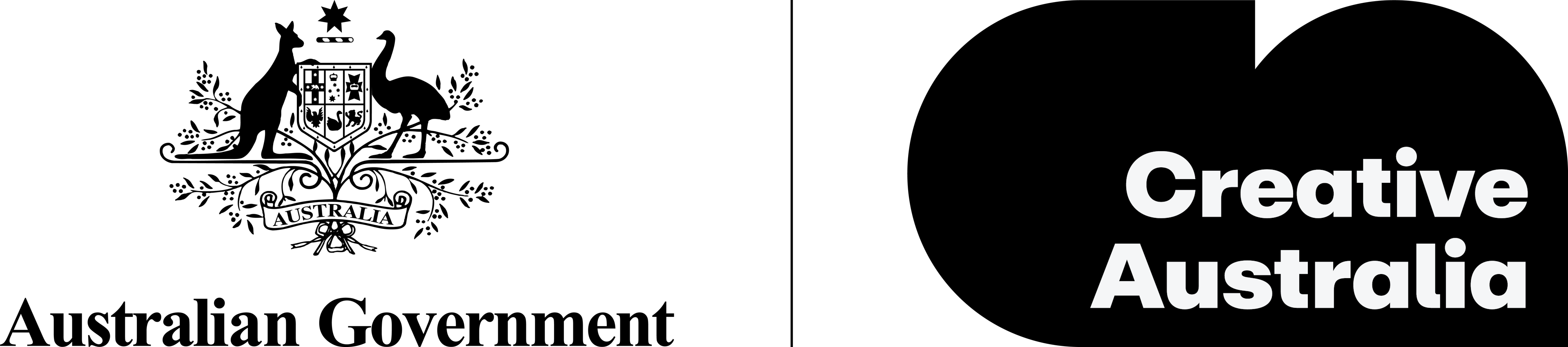 Logo for Australian Government and Creative Australia