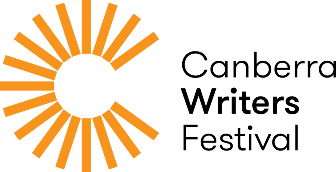 Canberra Writers Festival with yellow logo