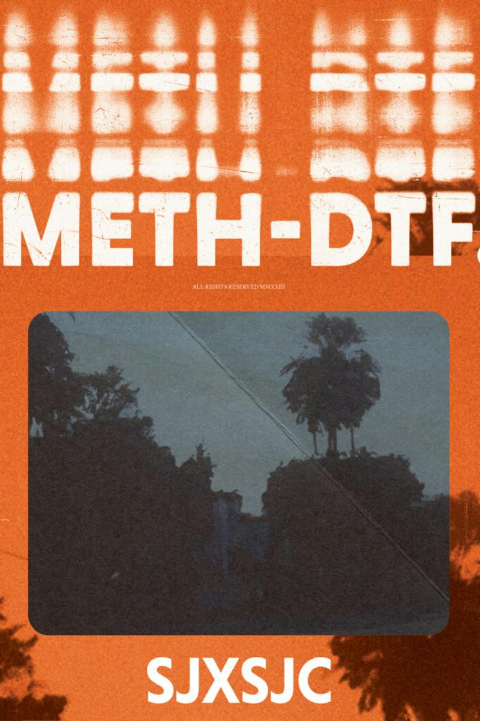 Book cover for METH-DTF by Shane Jesse Christmass