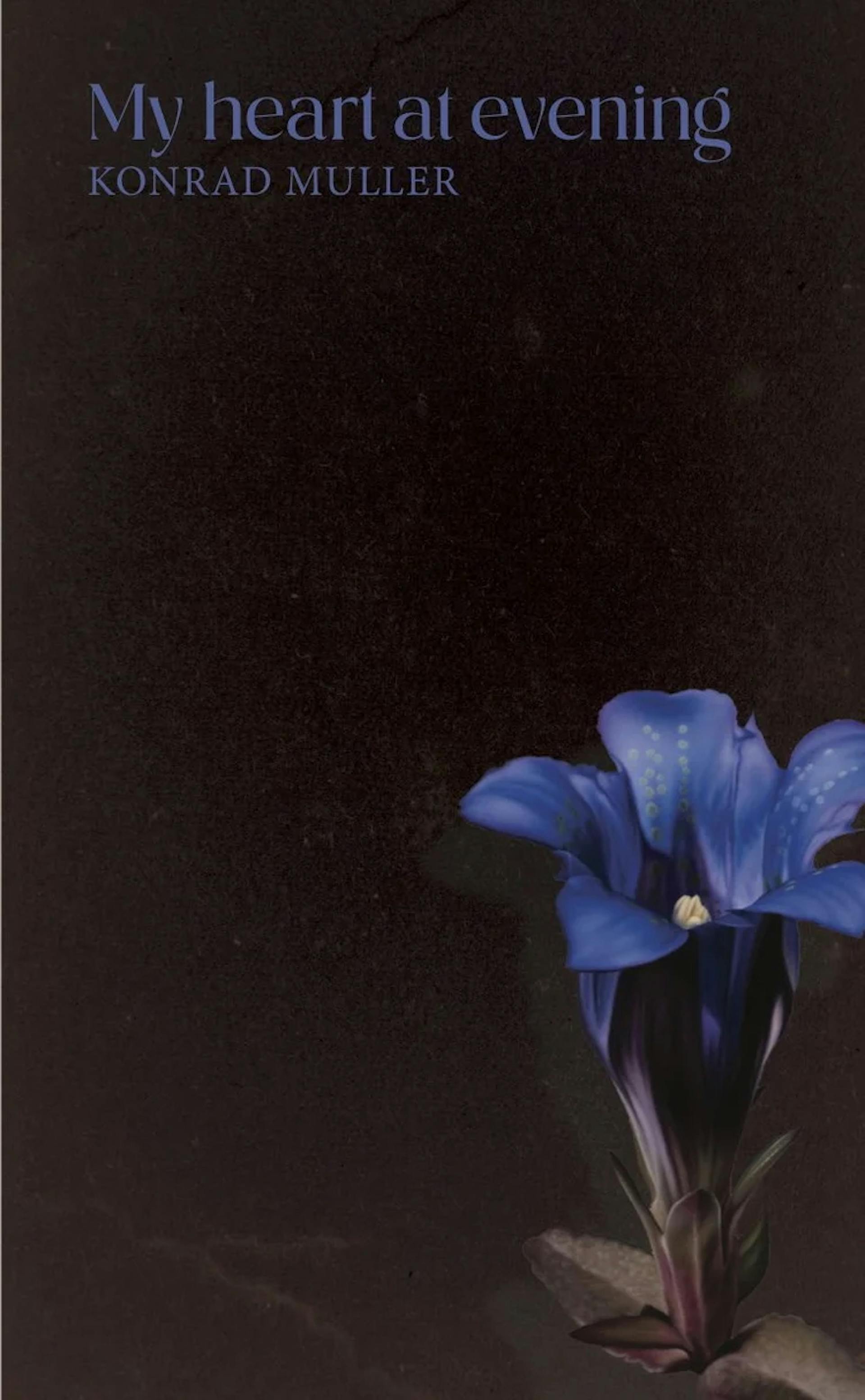 Book cover for 'My heart at evening' by Konrad Muller