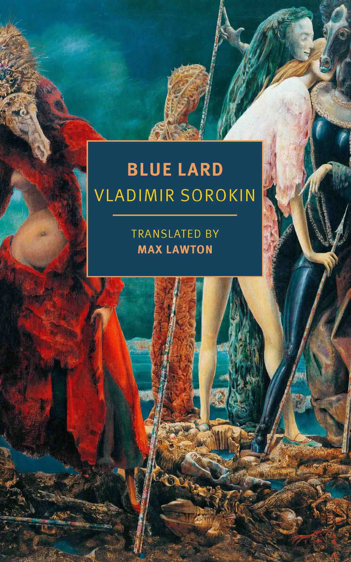 Book Cover for 'Blue Lard' by Vladimir Sorokin