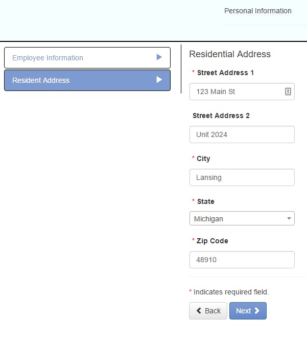 Home Address. Symmetry Tech Tip: The Helper Pages in Symmetry Payroll Forms