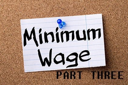 The Federal Minimum Wage Does More Than Just Float Through the 2016 Political Stratosphere