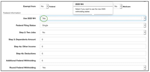 Calculate or Compare 2019 or 2020 W-4 Results With the Multi-State Calculator