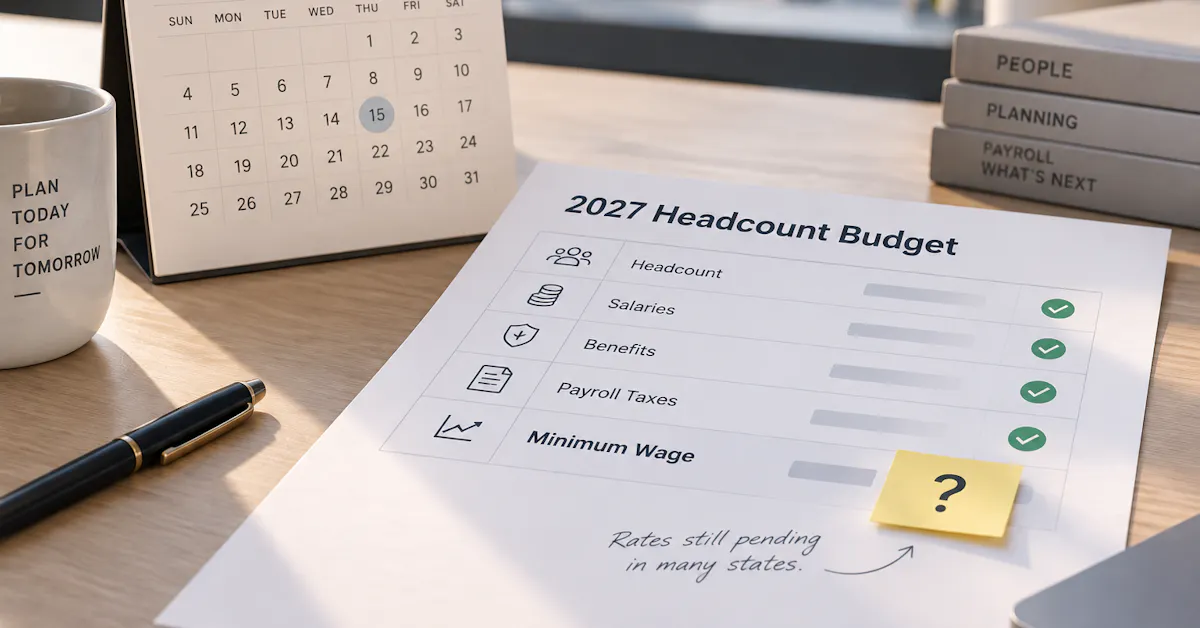 Minimum Wage Compliance 2027: Payroll Budgeting Guide