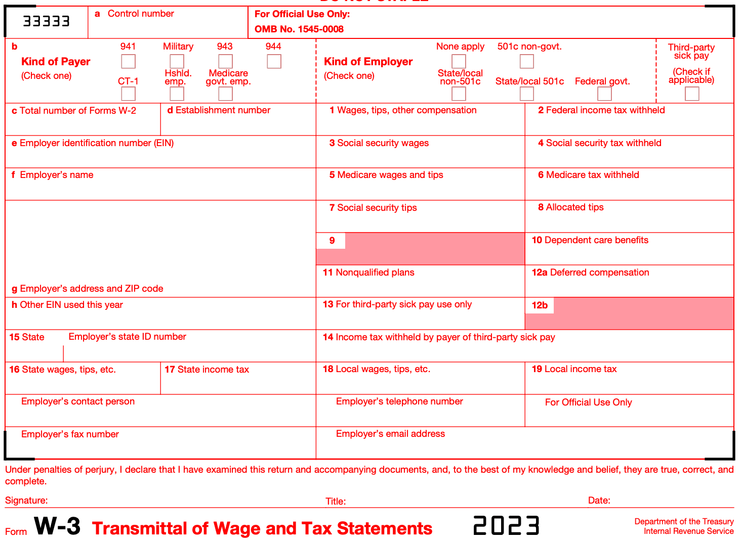 What’s the difference between W2 and W3 tax forms?