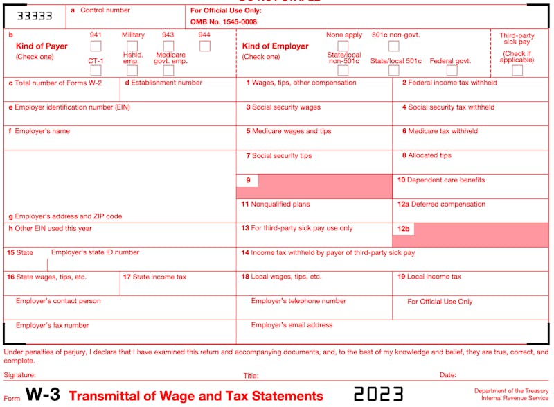 What’s the difference between W2 and W3 tax forms?