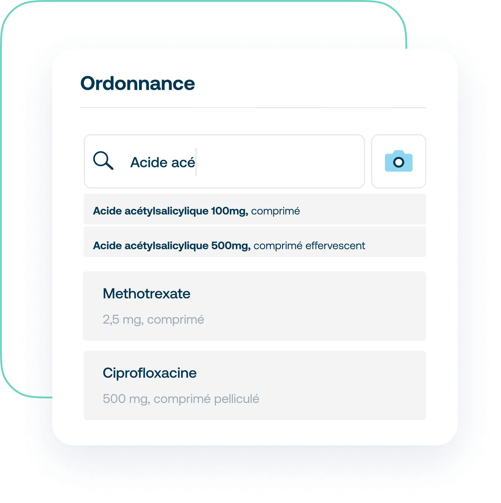 Une saisie de l'ordonnance facilitée dans Synapse Plateforme