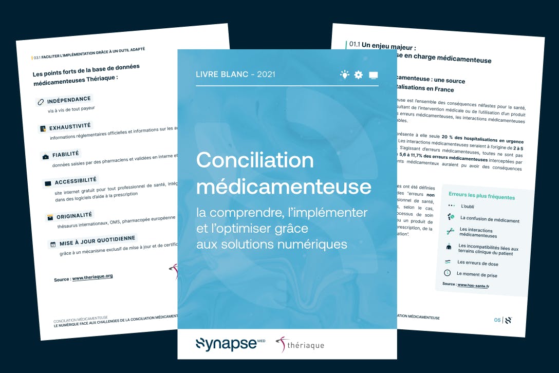 Livre blanc conciliation médicamenteuse