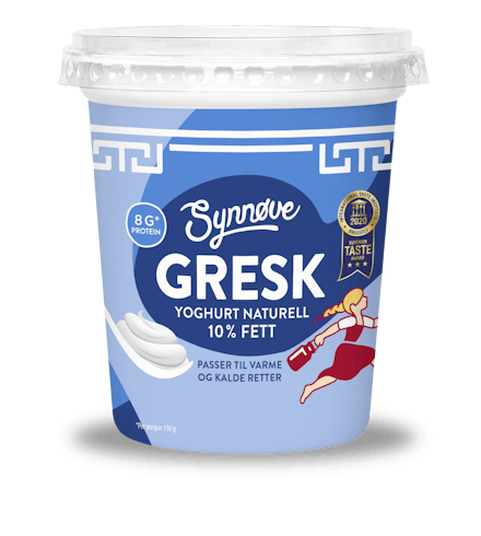 Gresk yoghurt Naturell 10% fett 350g