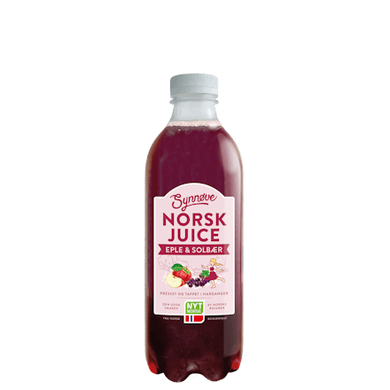 Norsk juice Eple & Solbær