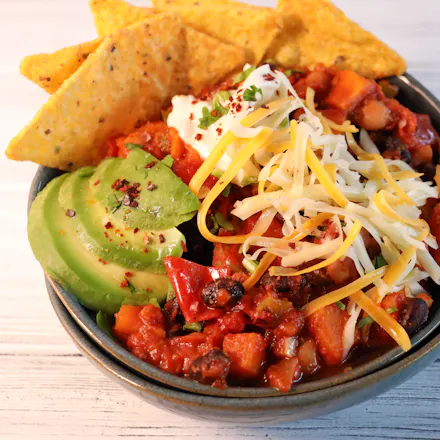 Bønnechili med søtpotet