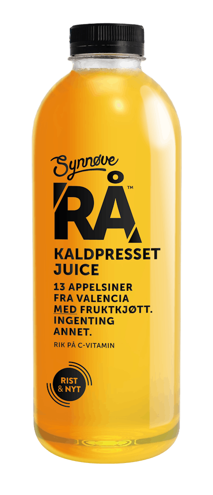 RÅ Kaldpresset Appelsin