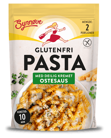 Glutenfri Pasta med Ostesaus