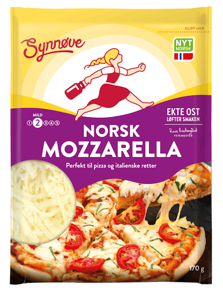 Synnøve Norsk Mozzarella revet 170g