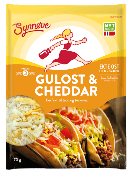 Synnøve Gulost og Cheddar 170g