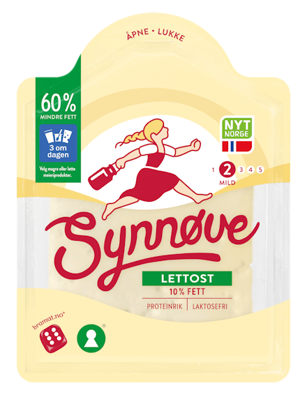 Lett Gulost 60% mindre fett skivet 