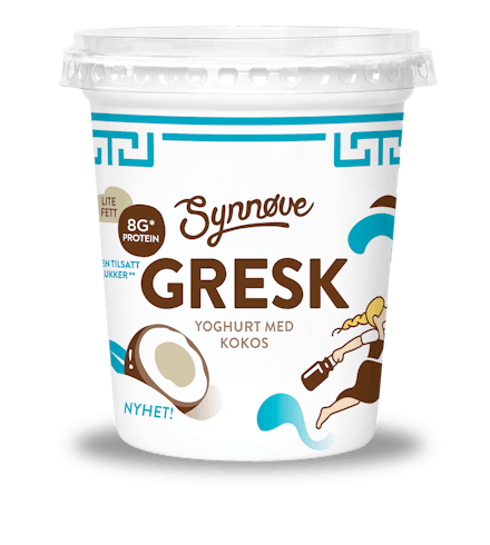 Gresk yoghurt med Kokos
